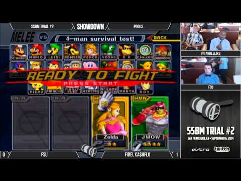 SSBM Trial #2 - Pools: FSU (Fox) v Fidel Ca$hflo (C. Falcon)
