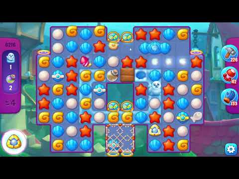 Fishdom 6216 Super Hard Level - 14 moves - NO BooSTERS