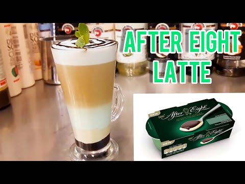 AFTER EIGHT LATTE | BARISTA TRAINING | HOW TO MAKE AFTER EIGHT LATTE .