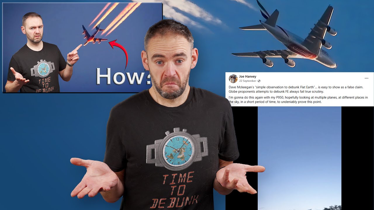 Joe Hanvey attempts to debunk me ... by Destroying Flat Earth