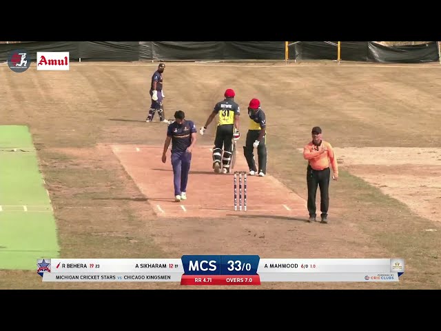 MiLC T20 Highlights: Chicago Kingsmen vs Michigan Cricket Stars
