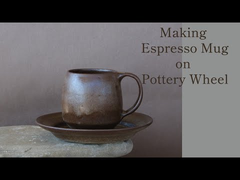 How to Make Espresso Mug on Pottery Wheel