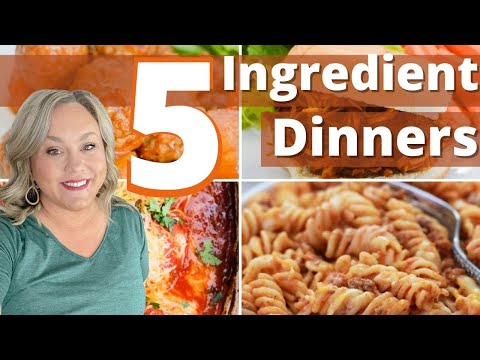5 Ingredient Dinner Recipes