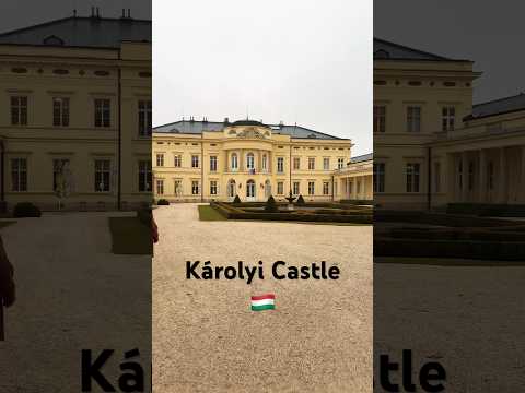 A little aristocratic moment at Károlyi castle✨#Hungary #Travel #OperaSinger #Opera