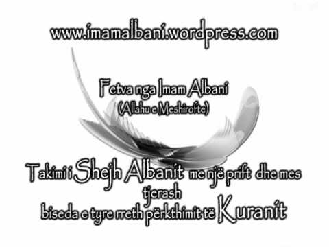 Takimi i Shejh Albanit  me një prift dhe mes tjerash biseda e tyre.