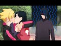 Boruto Showed His Love To Sarada And Sasuke Reacts To It Lovestory Of Borusara