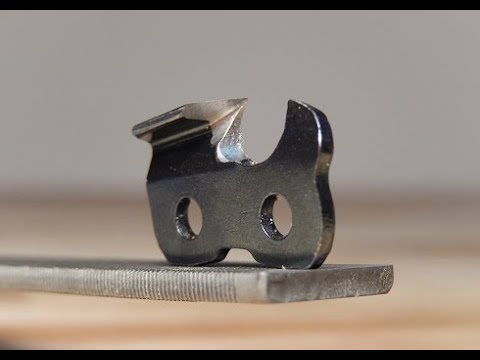 Affûtage de chaîne de tronçonneuse à la lime plate (Goofy)