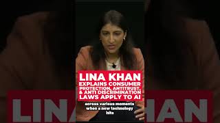 Lina Khan: existing laws apply to AI too