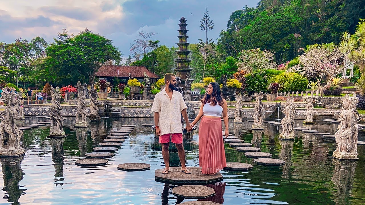 Join a duo as they visit the Tukad Cepung Waterfall.