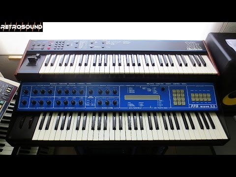 PPG wave 2.2 Synthesizer (1982) sound demo (Depeche Mode, Art Of Noise)