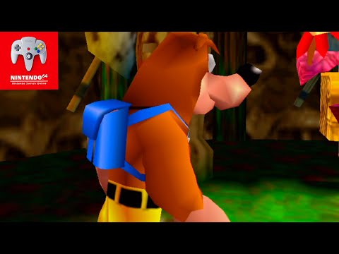 Banjo-Kazooie Switch Online N64 - 100% Walkthrough Part 13 No Commentary Gameplay Monster Mansion