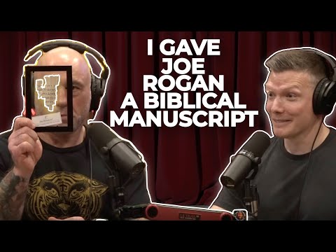 I made Joe Rogan a personalized facsimile of the oldest New Testament Papyri
