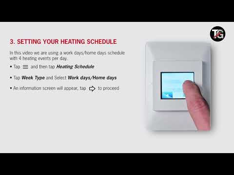 How to setup you 5235W Wi-Fi Thermogroup Thermostat