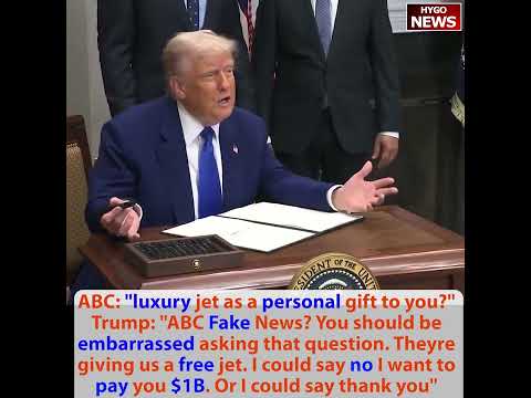 Trump Rips ABC Over Qatar Jet: 'You Should Be Embarrassed'; Brokered India-Pakistan Ceasefire 'Using Trade'; Houthis 'Ceased Firing'