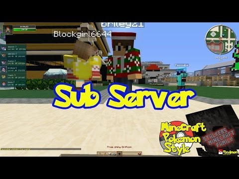 Pixelmon Sub Server: Episode #4 (PokeHunt Fun!!!)