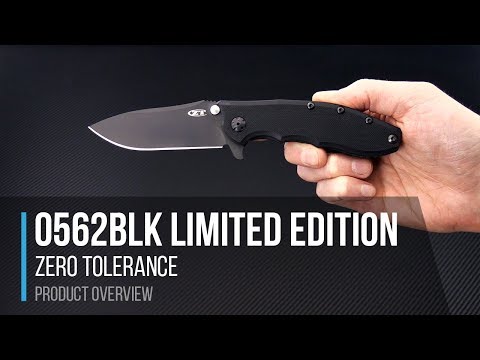 Zero Tolerance ZT 0562BLK G10 Handle with Black DLC 20CV Zero Tolerance ZT 0562BLK G10 Handle with Black DLC 20CV