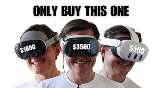Vision Pro vs Quest 3 vs Galaxy XR – O ÚNICO headset que eu compraria