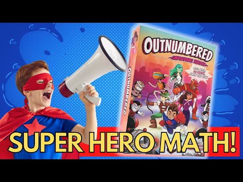 Gameschooling Math with OUTNUMBERED IMPROBABLE HEROES by Genius Games