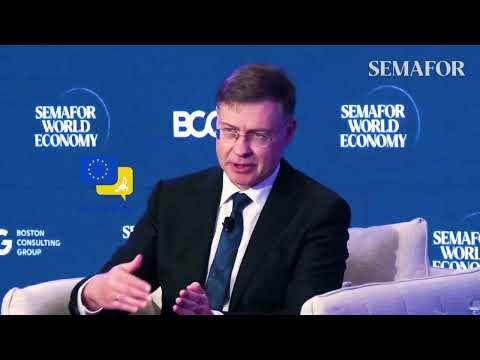 Video Thumbnail: Hungary Shift? ⚡ Dombrovskis Signals Change at Global Economy Summit!