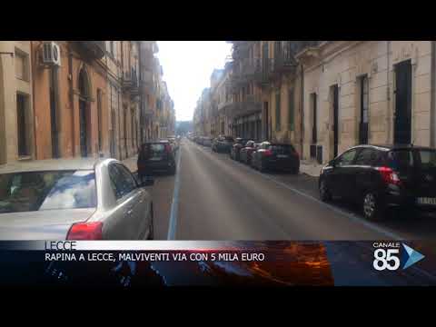 RAPINA AGENZIA ASSICURAZIONI LECCE 24 02 2018