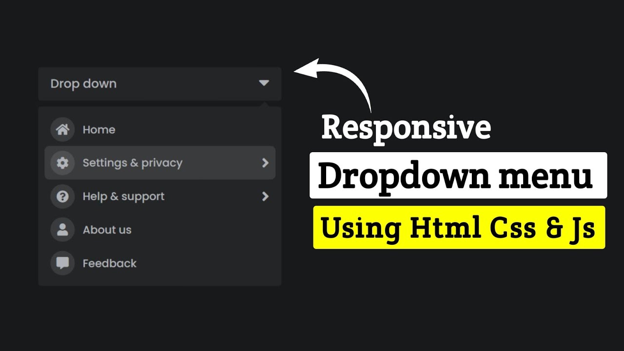 Multi-Level Hover Dropdown Menu | HTML CSS JS | Mayancoders