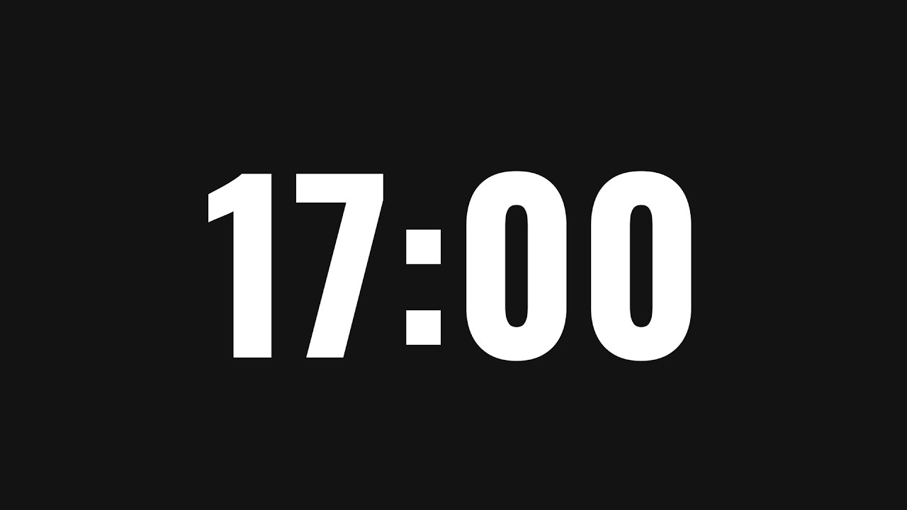 17 Minute Timer