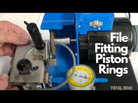 How To Properly Gap A Piston Ring - Setting End Gap With A Total Seal Power Ring Filer