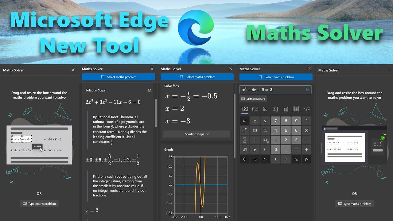 Microsoft Edge New Update | Maths Solver Tool | Wikitricks