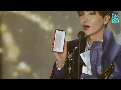 [Vietsub][LC] Leeteuk thay Taemin nhận Inkisang tại Seoul Music Awards ( Giải Popularity Award)
