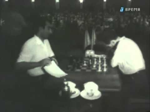 Petrosian-Botvinnik championship 1963 live film footage