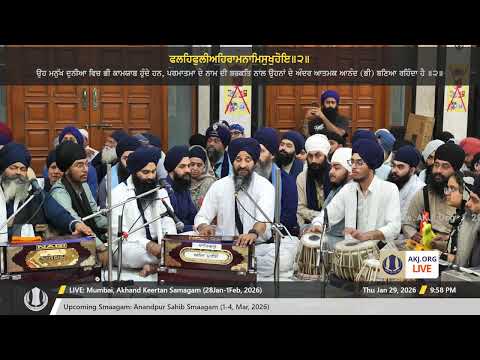 023 Mumbai 29Jan2026 ThuEve Akhand Keertan Bhai Jagjit Singh Jee Melbourne