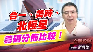 合一、美時、北極星  籌碼分佈比較！｜台股攻略｜劉烱德 (圖)