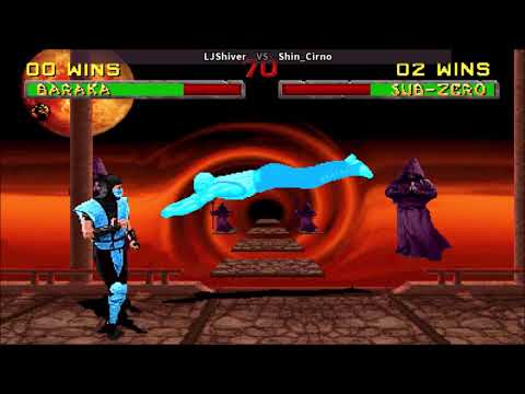Fightcade 👊 Mortal Kombat 2 👊🏽 LJShiver 🇺🇸  Vs Shin_Cirno 🇦🇷