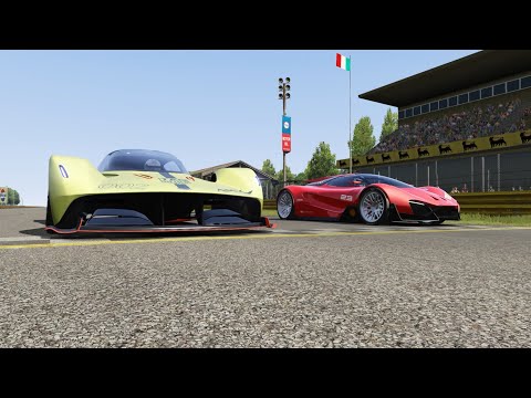 Aston Martin Valkyrie AMR Pro vs Ferrari Xezri Competizione Concept at Monza Full Course