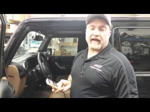 Superchips Flashpaq Computer Tuner on 2014 Jeep JK Sahara