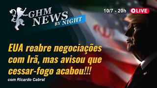 EUA reabre negociações com Irã, mas avisou que cessar-fogo acabou!!!