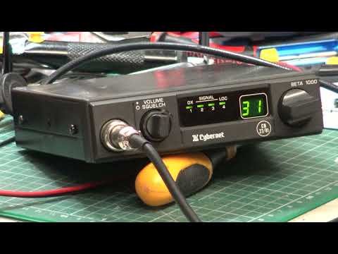 Cybernet Beta 1000 CB27/81 UK FM CB radio - On The Air test