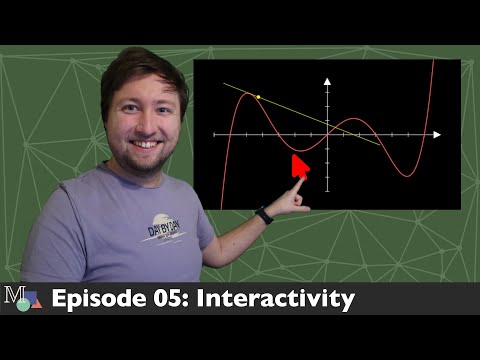 Manim Tutorial Series E05: Interactivity | Mathematical Animations WITH EASE