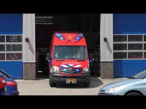 3X Waterongevallenvoertuig 11-5012 Brandweer Purmerend met Spoed naar meldingen