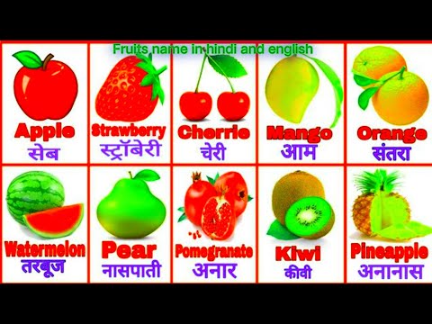 Fruits Name | Fruits Name in English | Fruits Name Vocabulary With Picture| Spoken English |