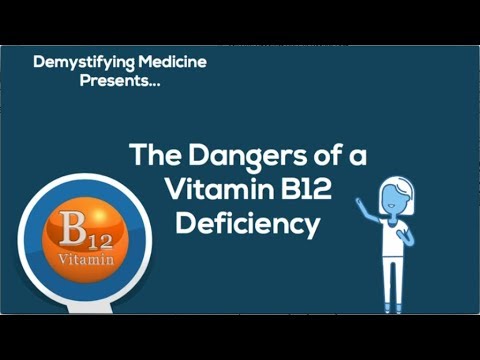 Dangers of vitamin B12 deficiency