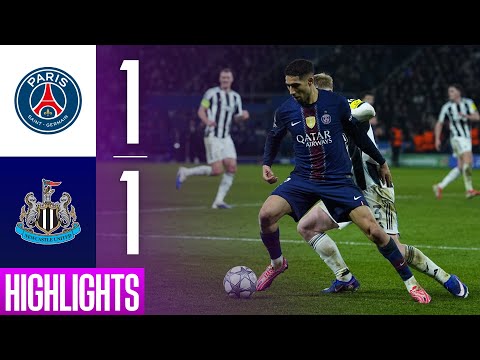 Match nul pour terminer la phase de ligue I PSG 🆚 Newcastle, le résumé du match 