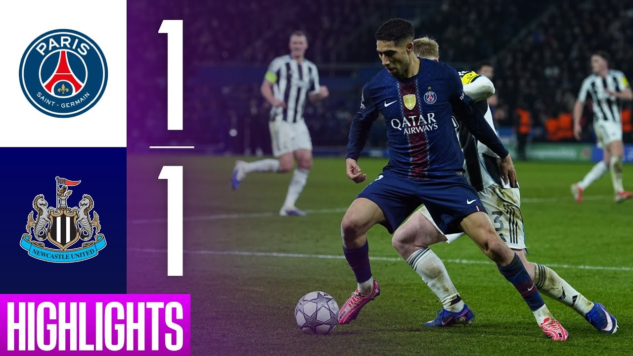 Paris Saint Germain vs Newcastle United Highlights