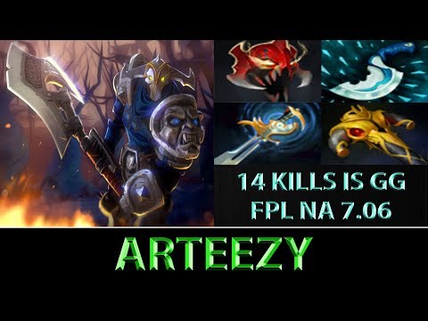 Arteezy [Sven] 14 Kills No Mercy RTZ ► FPL NA ► Dota 2 7.06f