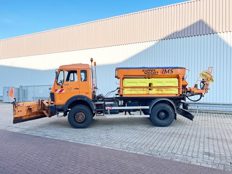 DAIMLER-BENZ - 1922 AK 4x4, Winterdienstaustattung