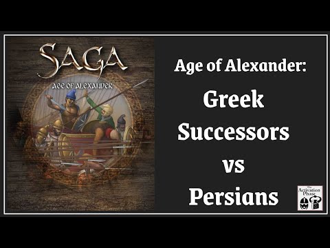 SAGA AoA: Greek Successors vs Persians battle report