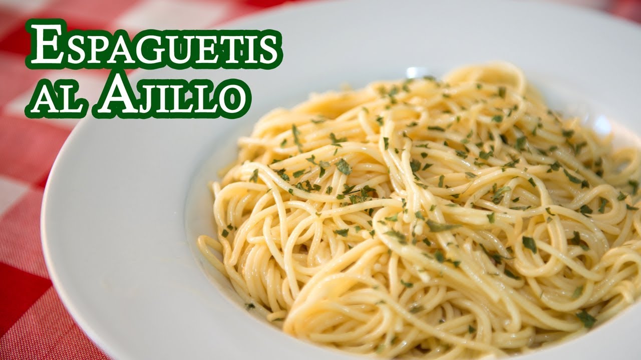 Watch Espaguetis al Ajillo La Receta Mas Facil, Barata y Riquisima Now Espaguetis al Ajillo La Receta Mas Facil, Barata y Riquisima