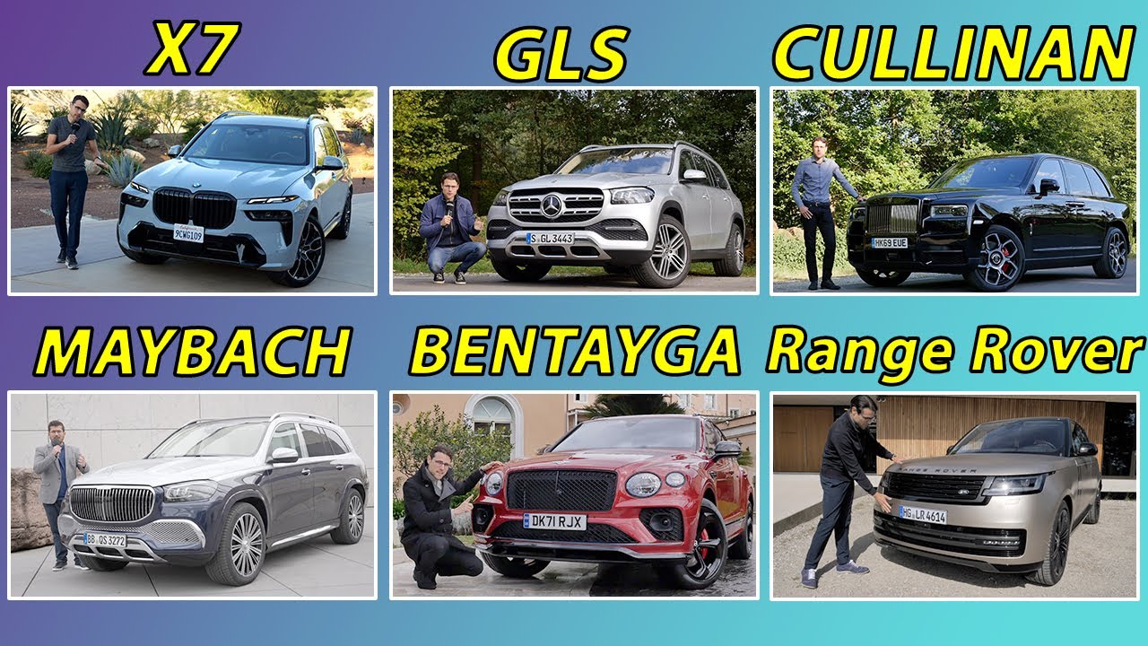 Best luxury SUV: BMW X7 vs Mercedes-Maybach GLS vs Range Rover vs Bentayga vs Rolls-Royce Cullinan