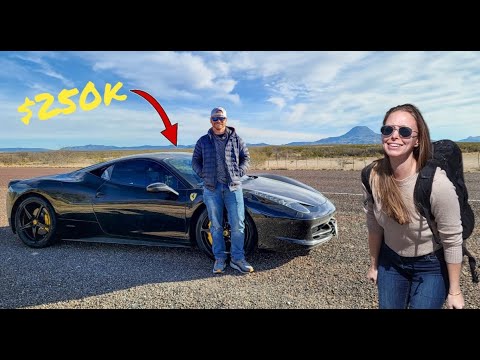 #ROADTRIP IN A #SUPERCAR (#Ferrari #458Italia)