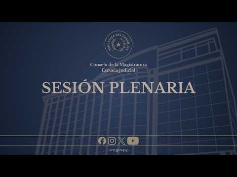 18-05-2026 | En vivo – Sesión Ordinaria - Consejo de la Magistratura